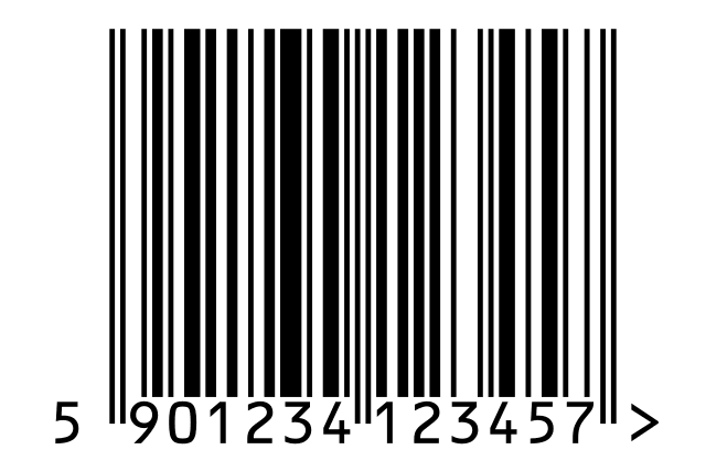 EAN 13 barcode